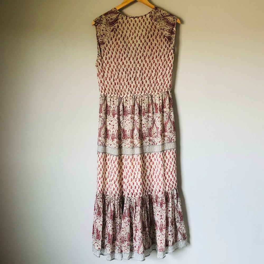 Ulla Johnson Georgette Tropez Midi Paisley Dress - Picture 13 of 16